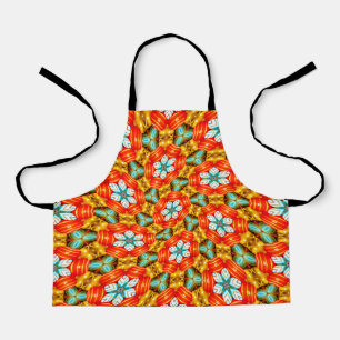 Tablier Motif de fleurs de marbre