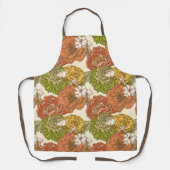 Tablier Motif de fleurs du jardin (Recto)
