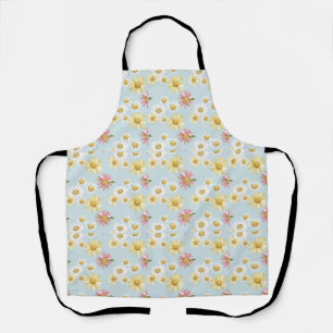 Tablier Motif de fleurs féminines