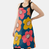 Tablier Motif de fleurs sans couture. Flores audacieuses s (Insitu)