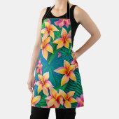 Tablier Motif de fleurs tropicales hawaïennes (Insitu)