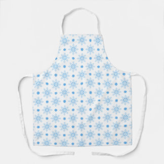 Tablier Motif de flocon de neige simple de couleur personn