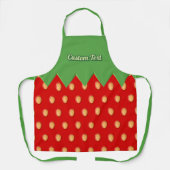 Tablier Motif de fond de fraise (Recto)