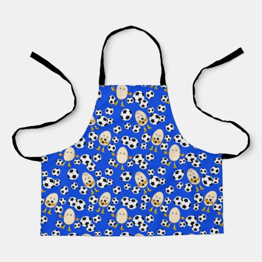 Tablier Motif de football Egghead (Recto)