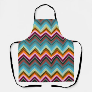 Tablier Motif de forme V coloré
