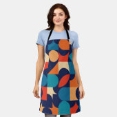 Tablier Motif de formes géométriques multicouleurs Abstrai (Porté)