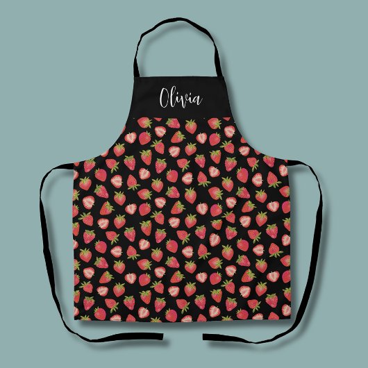 Tablier Motif de fraise amusant