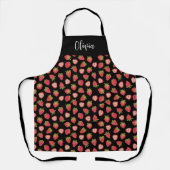 Tablier Motif de fraise amusant (Recto)