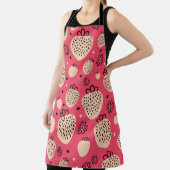 Tablier Motif de fraise rose : design doux et homogène (Insitu)