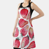 Tablier Motif de fraises d'aquarelle. (Insitu)