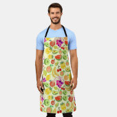 Tablier Motif de fruits (Porté)