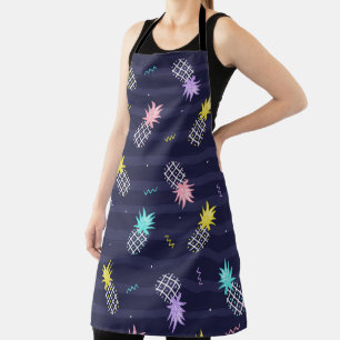 Tablier Motif de fruits à ananas Doodle