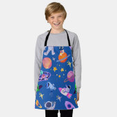 Tablier Motif de fusée Astronaut Planet (Porté)
