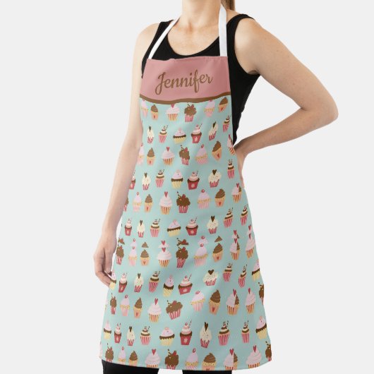 Tablier Motif de gâteau sucré pour boulangers (Insitu)