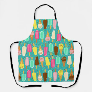 Tablier Motif de glace coloré Été