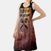 Tablier Motif de grains de bois rustique (Insitu)