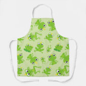 Tablier Motif de grenouille, Grenouilles mignonnes, Grenou (Recto)