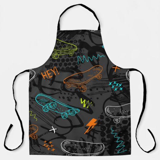 Tablier motif de grunge sans soudure Abstrait. Mode de sty (Recto)
