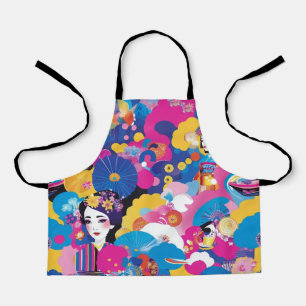 Tablier Motif de Harajuku