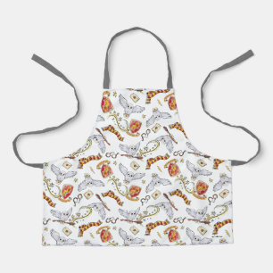 Tablier Motif de Hedwig en aquarelle GRYFFINDOR™