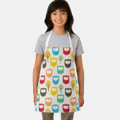 Tablier Motif de hibou multicolore (Insitu)