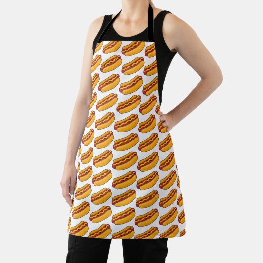 Tablier Motif de hot-dog grillé (Insitu)
