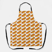 Tablier Motif de hot-dog grillé (Recto)