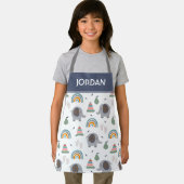 Tablier Motif de jouets pour bébé mou (Insitu)