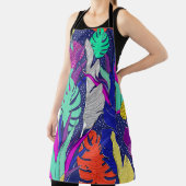 Tablier Motif de jungle d'été aux couleurs vives. Jungle s (Insitu)