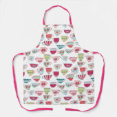 Tablier Motif de la coupe de thé (Recto)