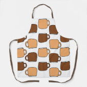 Tablier Motif de la coupe du café (Recto)