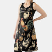 Tablier Motif de la ferme de poulet Retro (Insitu)