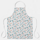 Tablier Motif de la forêt des Doodles (Recto)
