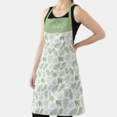 Tablier Motif de la verdure forestière (Insitu)