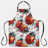Tablier Motif de ladybug pour la Saint-Valentin (Recto)