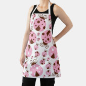 Tablier Motif De Ladybugs, Mignons Ladybugs, Pink Ladybugs (Insitu)