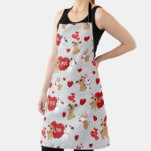 Tablier Motif de l'amour du chiot (Insitu)