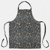 Tablier Motif de lapin de Pâques à craie (Recto)