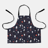 Tablier Motif de l'astronaute Doodle (Recto)