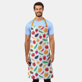 Tablier Motif de légumes (Porté)
