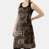 Tablier Motif de l'expérience café sans couture (Insitu)