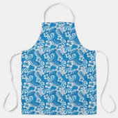 Tablier Motif de l'Hibiscus tropical (Recto)