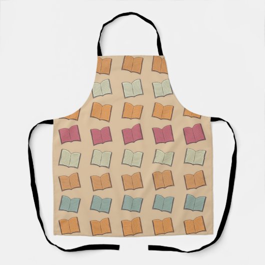 Tablier Motif de livre (Recto)