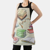 Tablier Motif de livre (Insitu)
