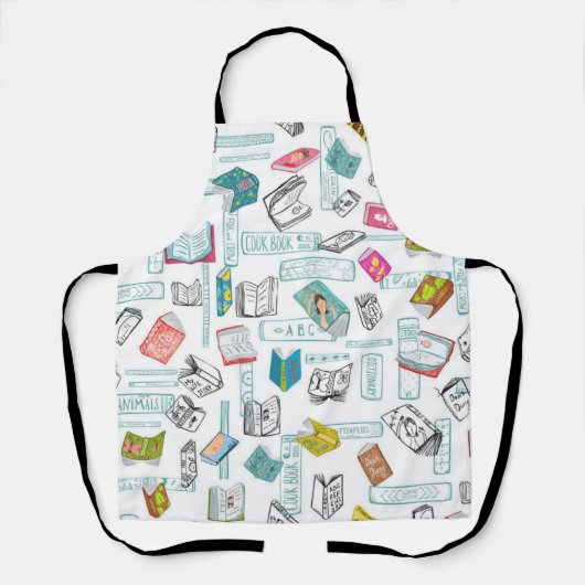 Tablier Motif de livre (Recto)