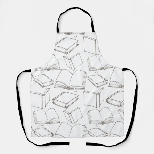Tablier Motif de livre (Recto)