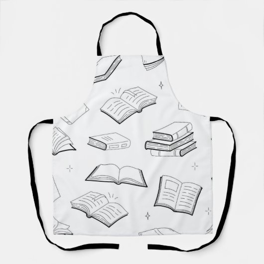 Tablier Motif de livre (Recto)