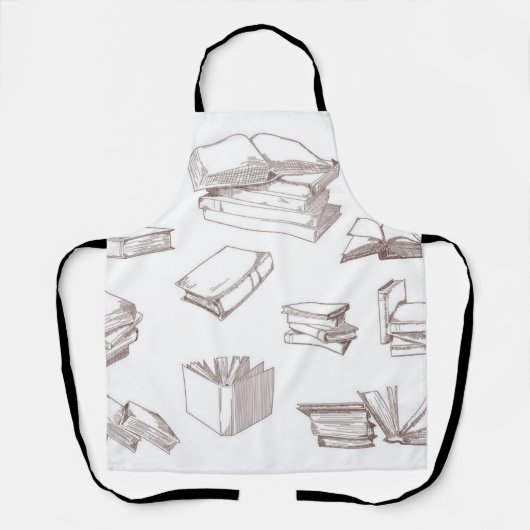 Tablier Motif de livre (Recto)