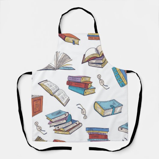 Tablier Motif de livre (Recto)