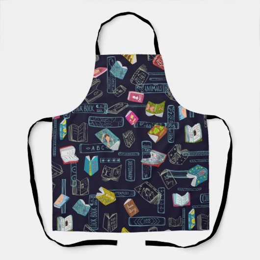 Tablier Motif de livre (Recto)